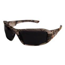 Edge Brazeau Safety Glasses - Forest Camo Frame, Smoke Lens - XB116CF