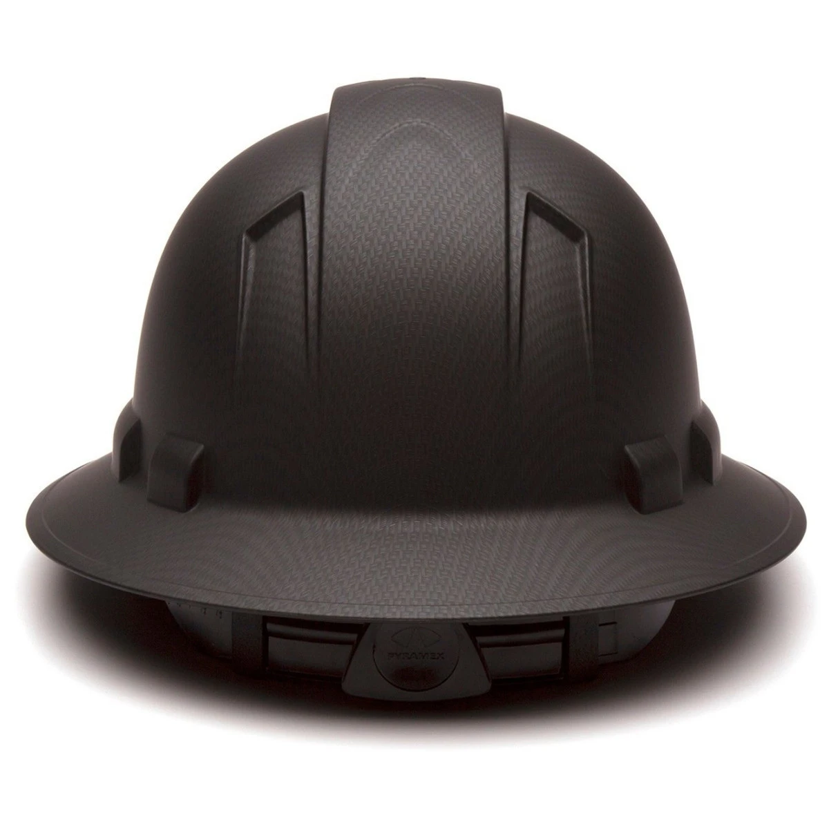 Pyramex Ridgeline Full Brim Hard Hat 4-Point Ratchet Suspension - HP54117 - Black Graphite Pyramex Ridgeline Full Brim Hard Hat 4-Point Ratchet Suspension - HP54117 - Black Graphite -Safety Work Gear Store