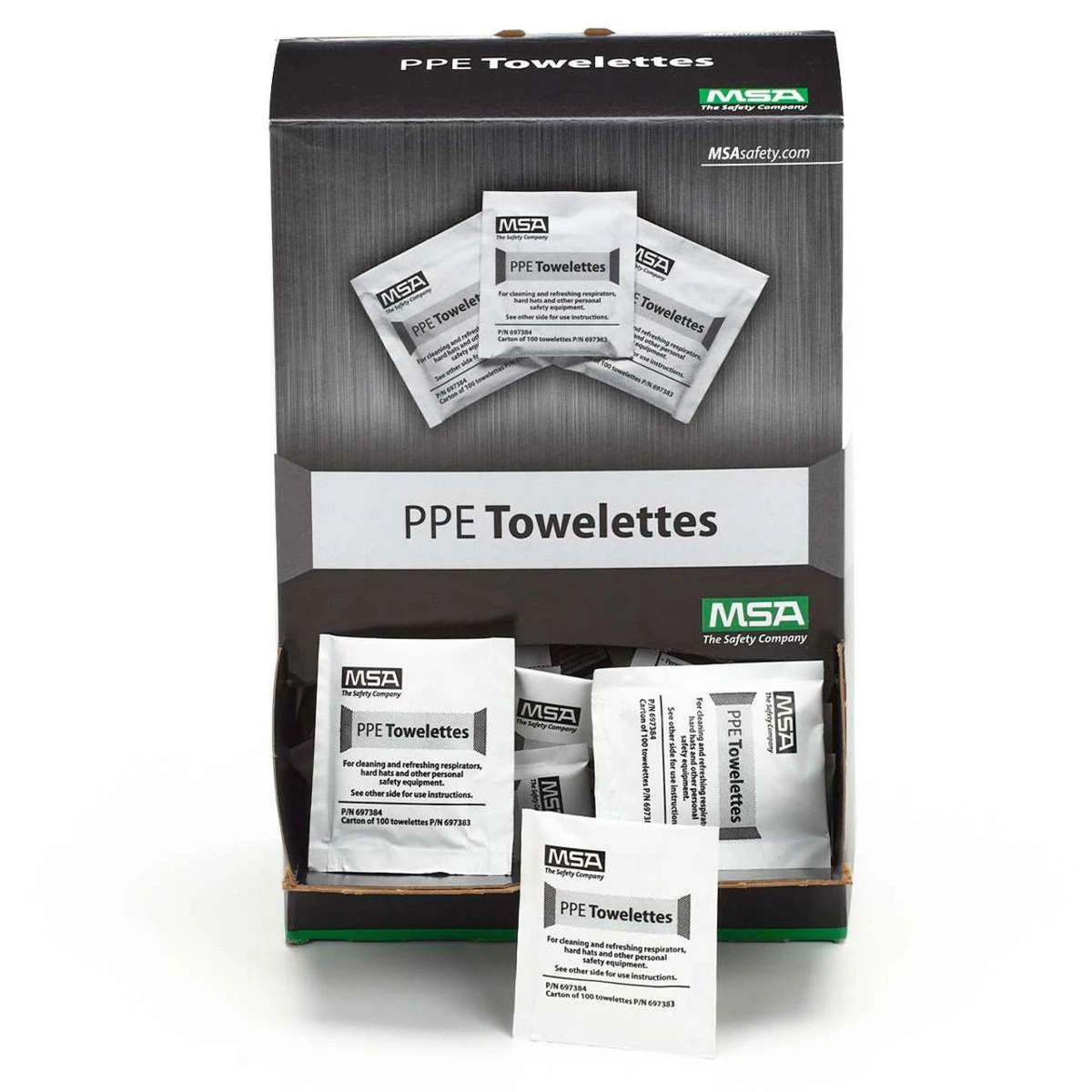 MSA Pre-Moistened Towelettes - 697383 - Box of 100 MSA Pre-Moistened Towelettes - 697383 - Box Of 100 -Safety Work Gear Store bkeo22mf4aqc9m5r2gbm 86489.1693314644