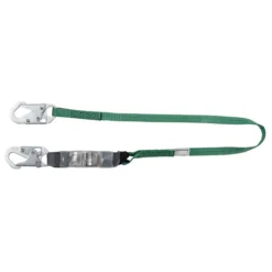 MSA V-Series Single-Leg Energy-Absorbing Lanyard W/Snaphooks