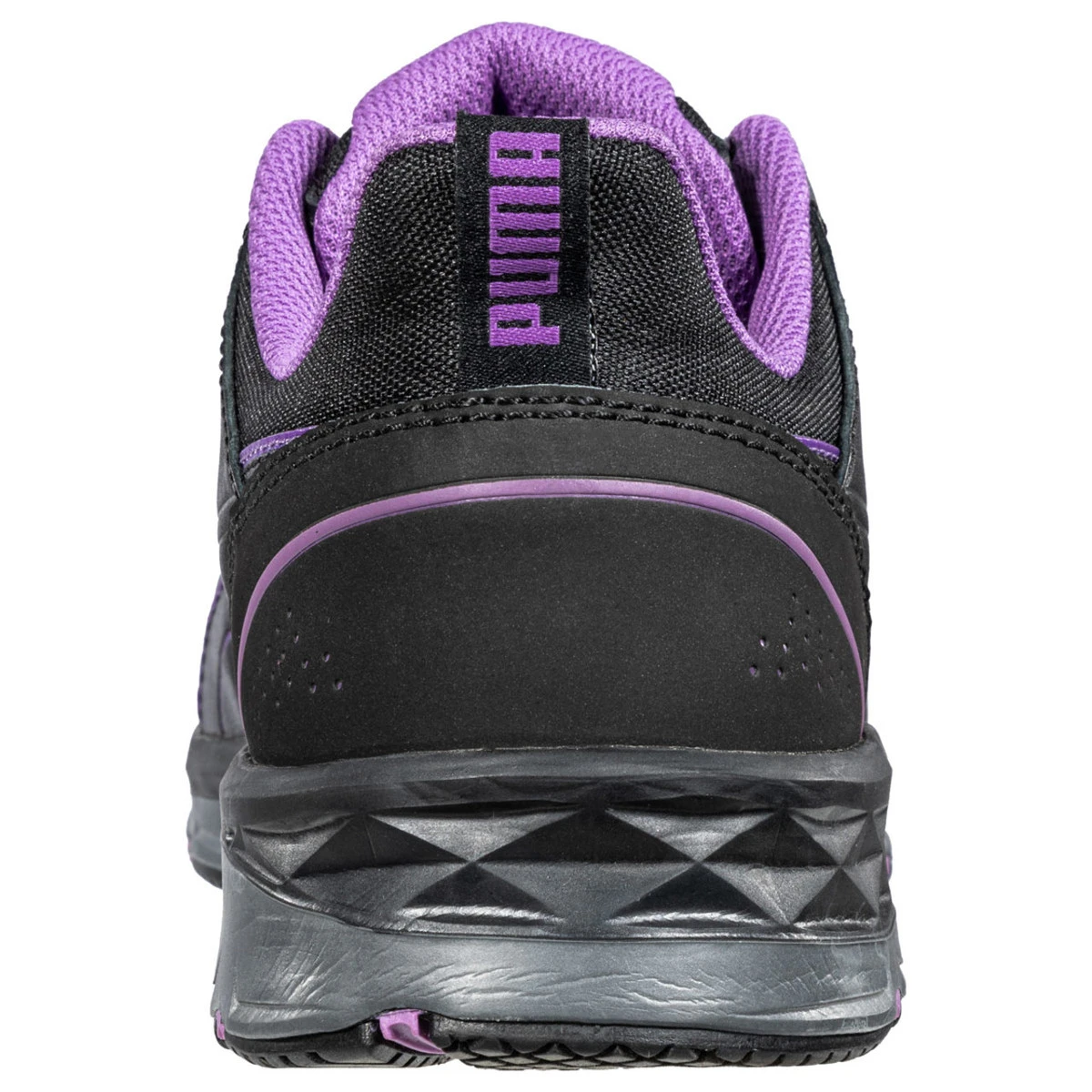 Puma Safety Women's W-Motion Protect Stepper Low 2.0 Black & Lavender EH Composite Toe Shoes - 643955 Puma Safety Women's W-Motion Protect Stepper Low 2.0 Black & Lavender EH Composite Toe Shoes - 643955 -Safety Work Gear Store