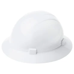 ERB Safety Americana Heat Full Brim Hard Hat 4-Point Ratchet Suspension