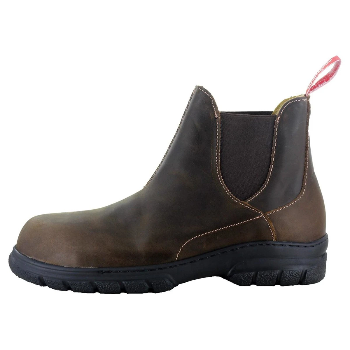 Mellow Walk Women's Maddy Brown Slip-On EH Composite Toe Boots - 446128BRN Mellow Walk Women's Maddy Brown Slip-On EH Composite Toe Boots - 446128BRN -Safety Work Gear Store