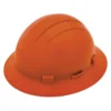 ERB Safety Americana Full Brim Slotted Hard Hat 4-Point Ratchet Suspension