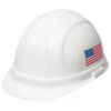 ERB Safety Omega II Cap Style Hard Hat 6-Point Ratchet Suspension - 19950 - White