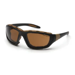 New Release 20 Carhartt Carthage Interchangeable Safety Glasses - Black/Tan Frame