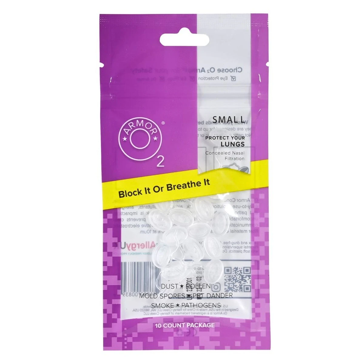 O2 Armor Nose Filter - 10 Pack O2 Armor Nose Filter - 10 Pack -Safety Work Gear Store