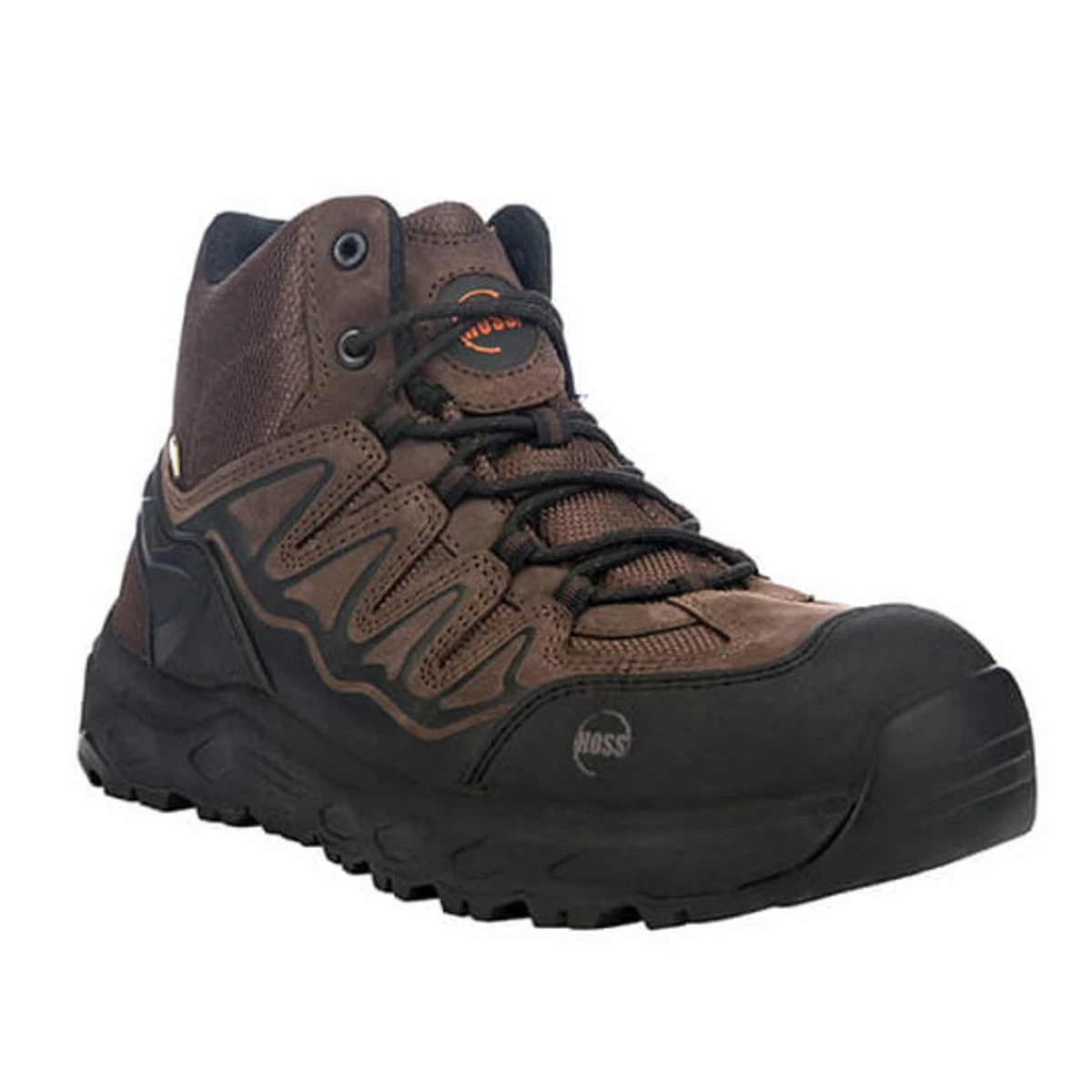 Hoss Men's Eric Hi Brown Alloy Toe Hiker Boot - 50239 Hoss Men's Eric Hi Brown Alloy Toe Hiker Boot - 50239 -Safety Work Gear Store