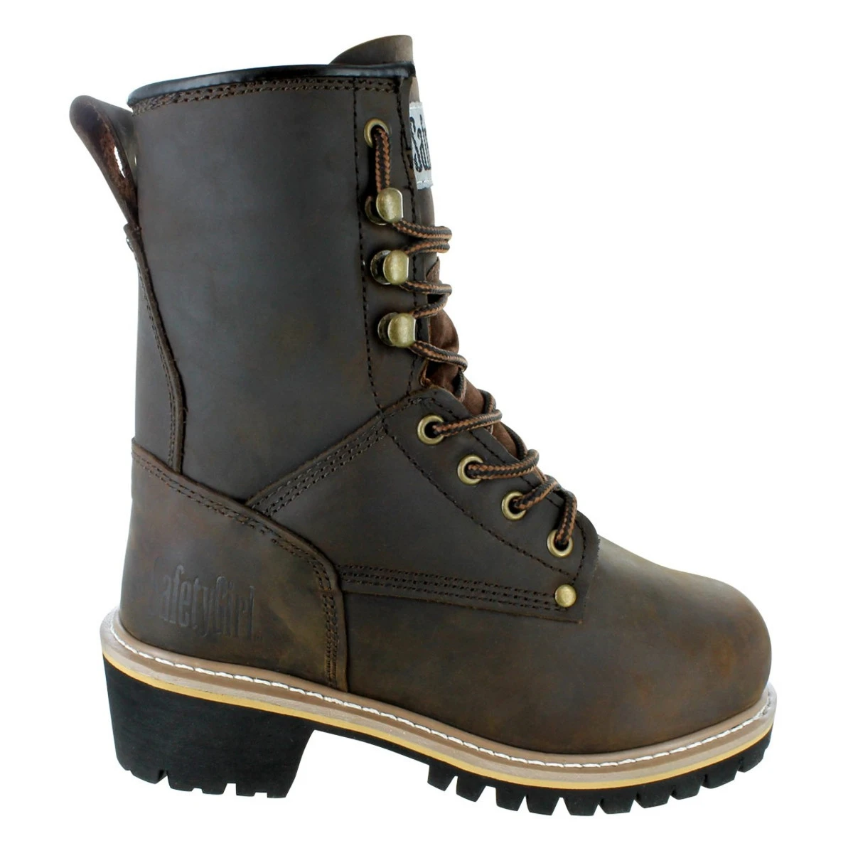 Safety Girl 8" Logger Boots - Dark Brown Safety Girl 8" Logger Boots - Dark Brown -Safety Work Gear Store iezcyc7nd3tdyp8hewjl 91338.1698353621