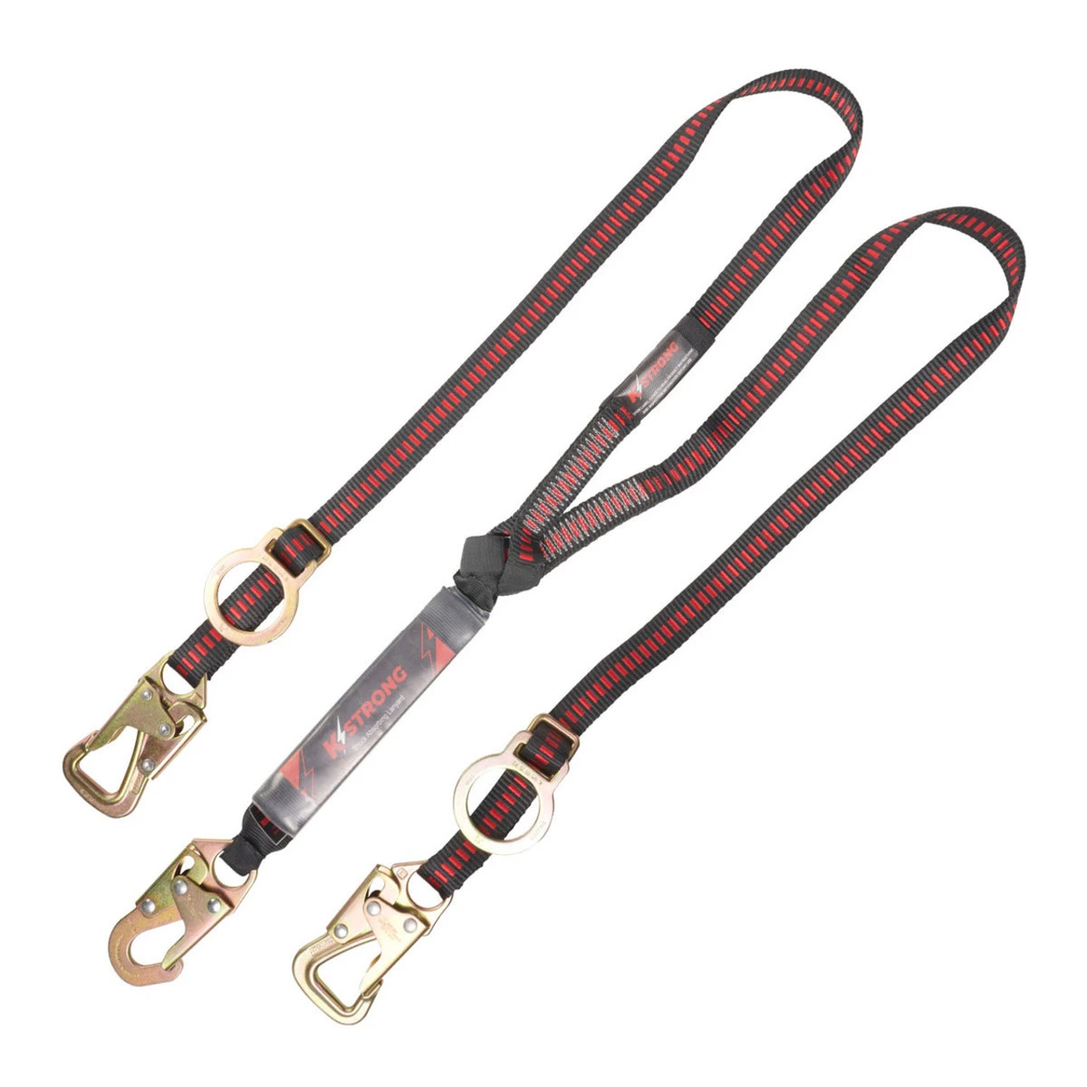 K-Strong 6 ft.Twin Tie-off w/Tie-Back Design Shock Lanyard and Hooks K-Strong 6 Ft.Twin Tie-off W/Tie-Back Design Shock Lanyard And Hooks -Safety Work Gear Store isattjpor8oebfc9srlv 60432.1685130711