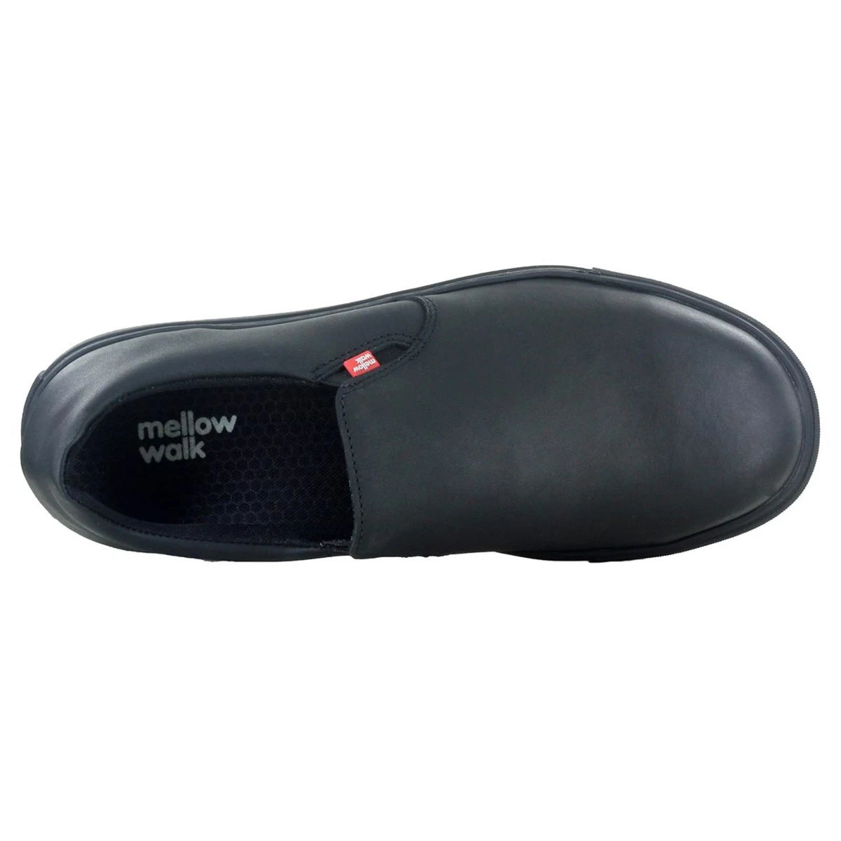 Mellow Walk Men's Owen Slip Resistant Steel Toe EH Slip - On shoe - 582339BLK Mellow Walk Men's Owen Slip Resistant Steel Toe EH Slip - On Shoe - 582339BLK -Safety Work Gear Store