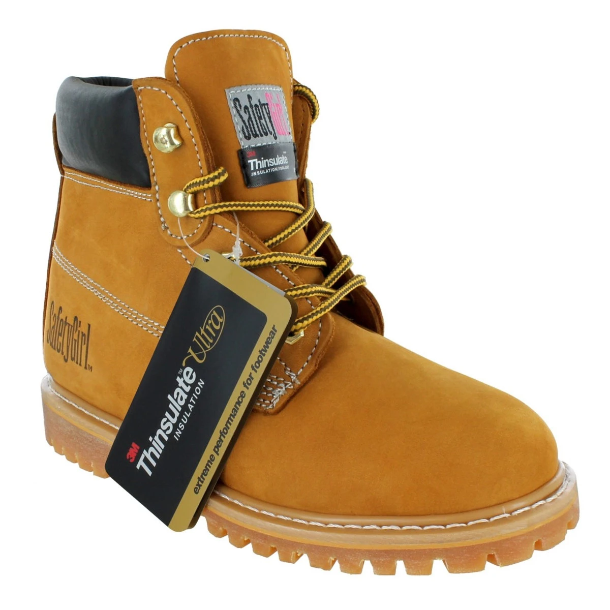Safety Girl II Insulated Work Boots - Tan Safety Girl II Insulated Work Boots - Tan -Safety Work Gear Store