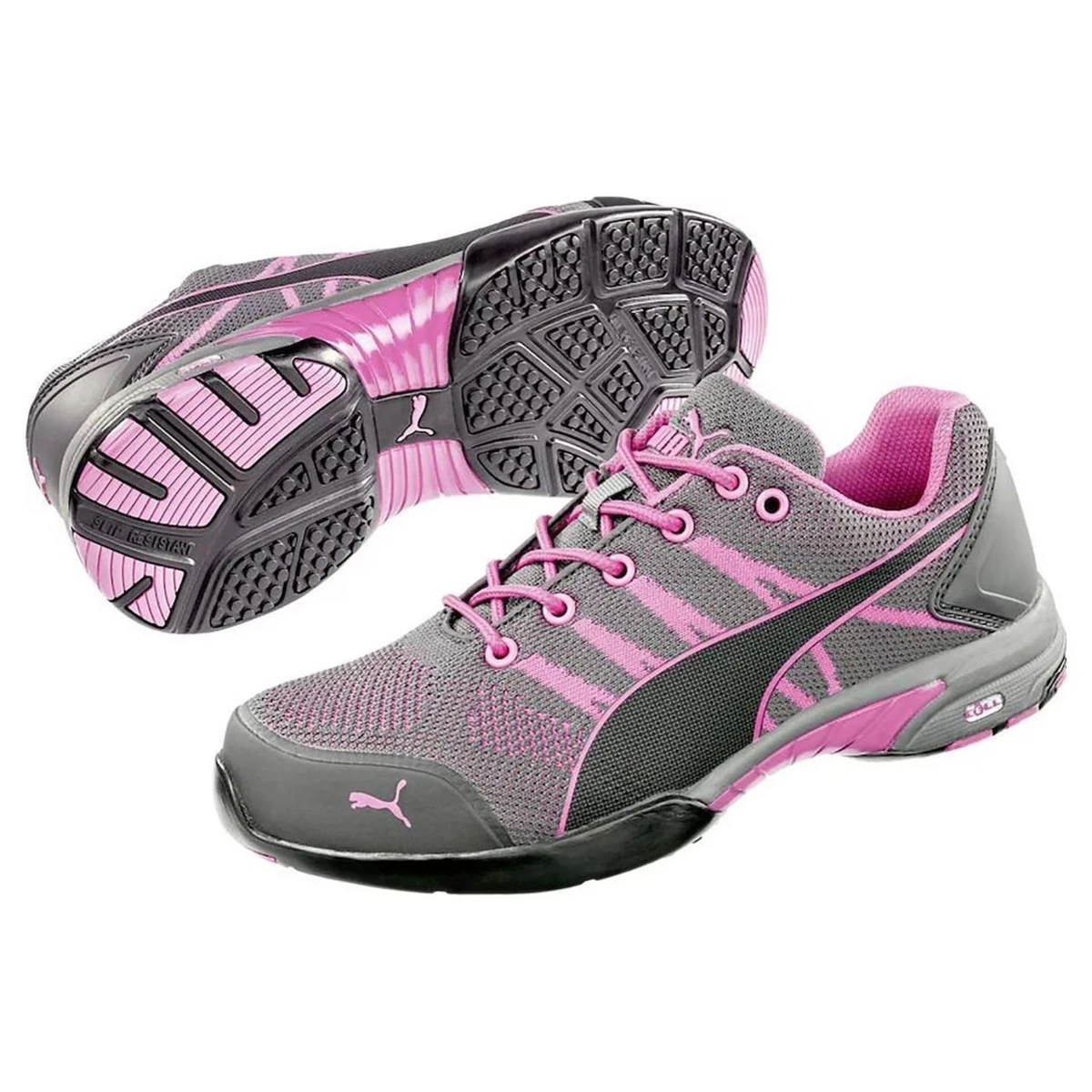 Puma Safety Women's Celerity Knit Low Gray & Pink SD Steel Toe Knit Shoes-642915 Puma Safety Women's Celerity Knit Low Gray & Pink SD Steel Toe Knit Shoes-642915 -Safety Work Gear Store jfpvmwevvi5jyyj5pgac 96790.1698270199