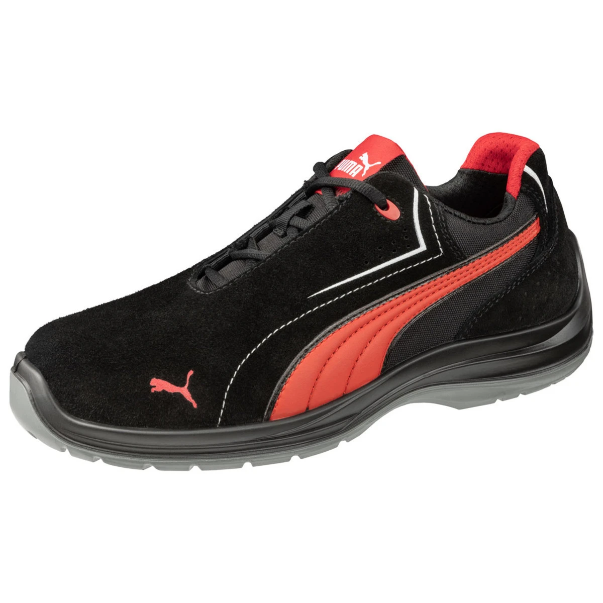 Puma Safety Men's Moto Sport Touring Low Black & Red EH Composite Toe Shoes - 643445 Puma Safety Men's Moto Sport Touring Low Black & Red EH Composite Toe Shoes - 643445 -Safety Work Gear Store