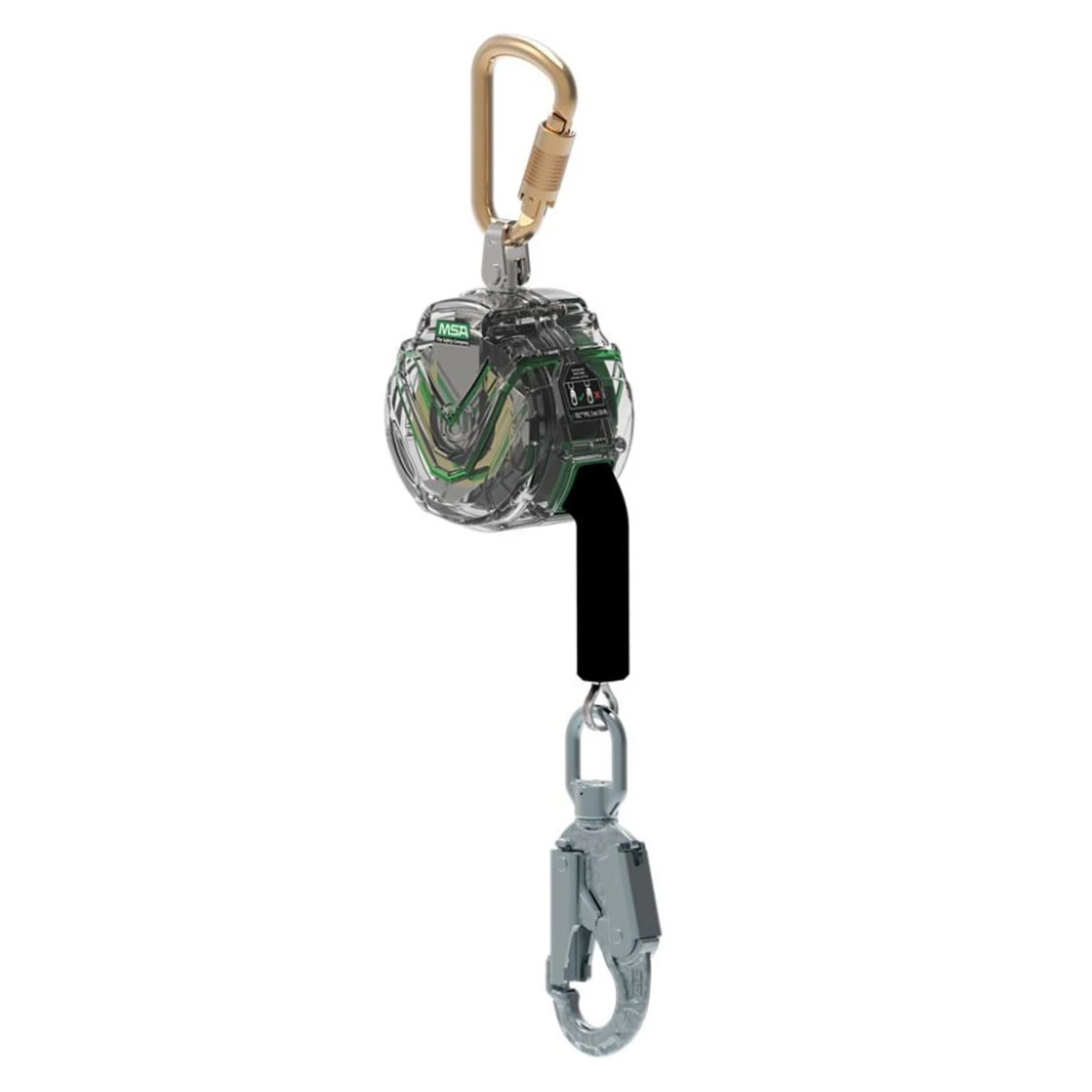 MSA V-TEC™ 10' PFL Retractable Lanyard, 36CSN Snaphook MSA V-TEC™ 10' PFL Retractable Lanyard, 36CSN Snaphook -Safety Work Gear Store