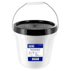 Bucket Of 300 Exam Grade Standard Nitrile Disposable Gloves – (S, M, L, XL)