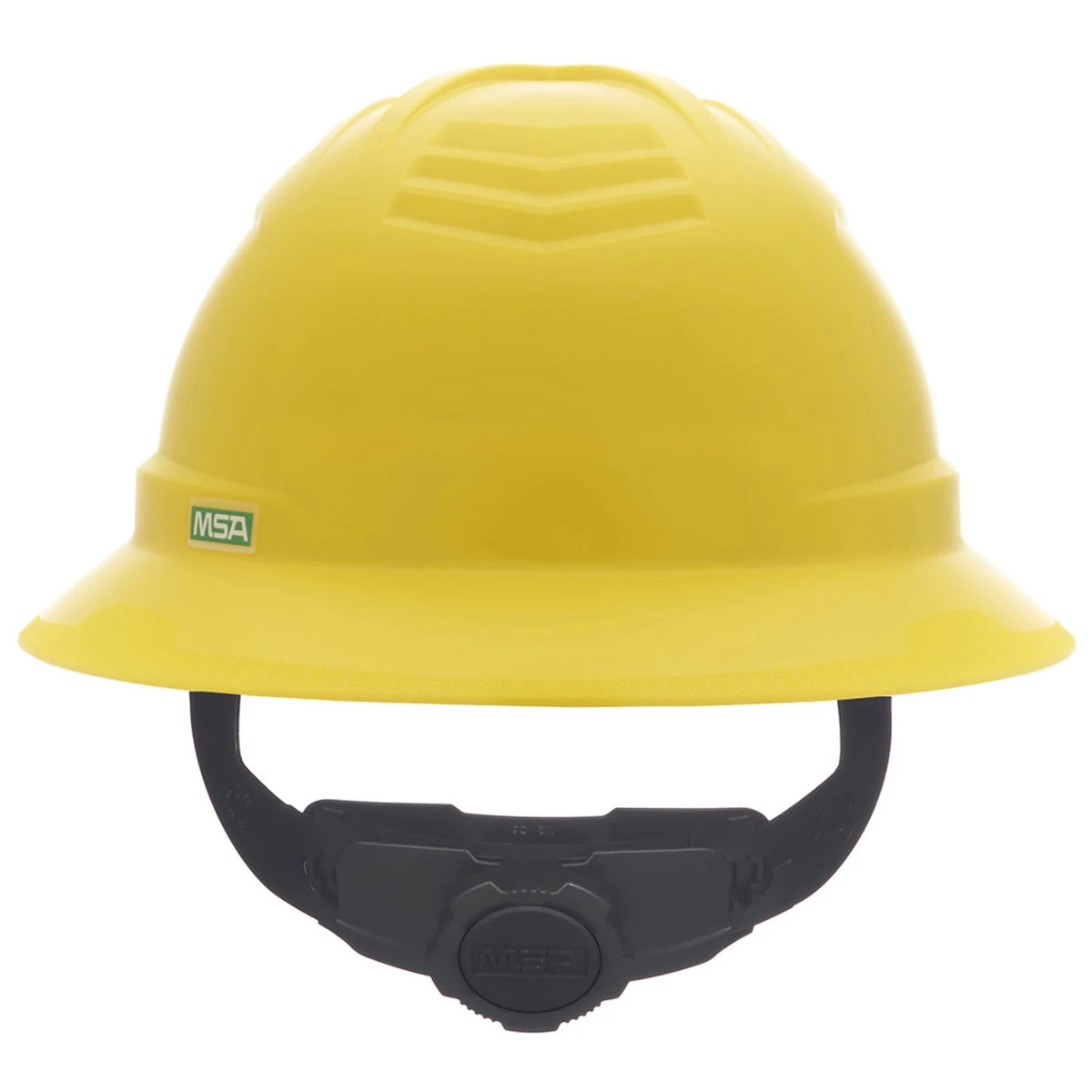 MSA V-Gard C1 Full Brim Hard Hat with Fas-Trac III Suspension MSA V-Gard C1 Full Brim Hard Hat With Fas-Trac III Suspension -Safety Work Gear Store