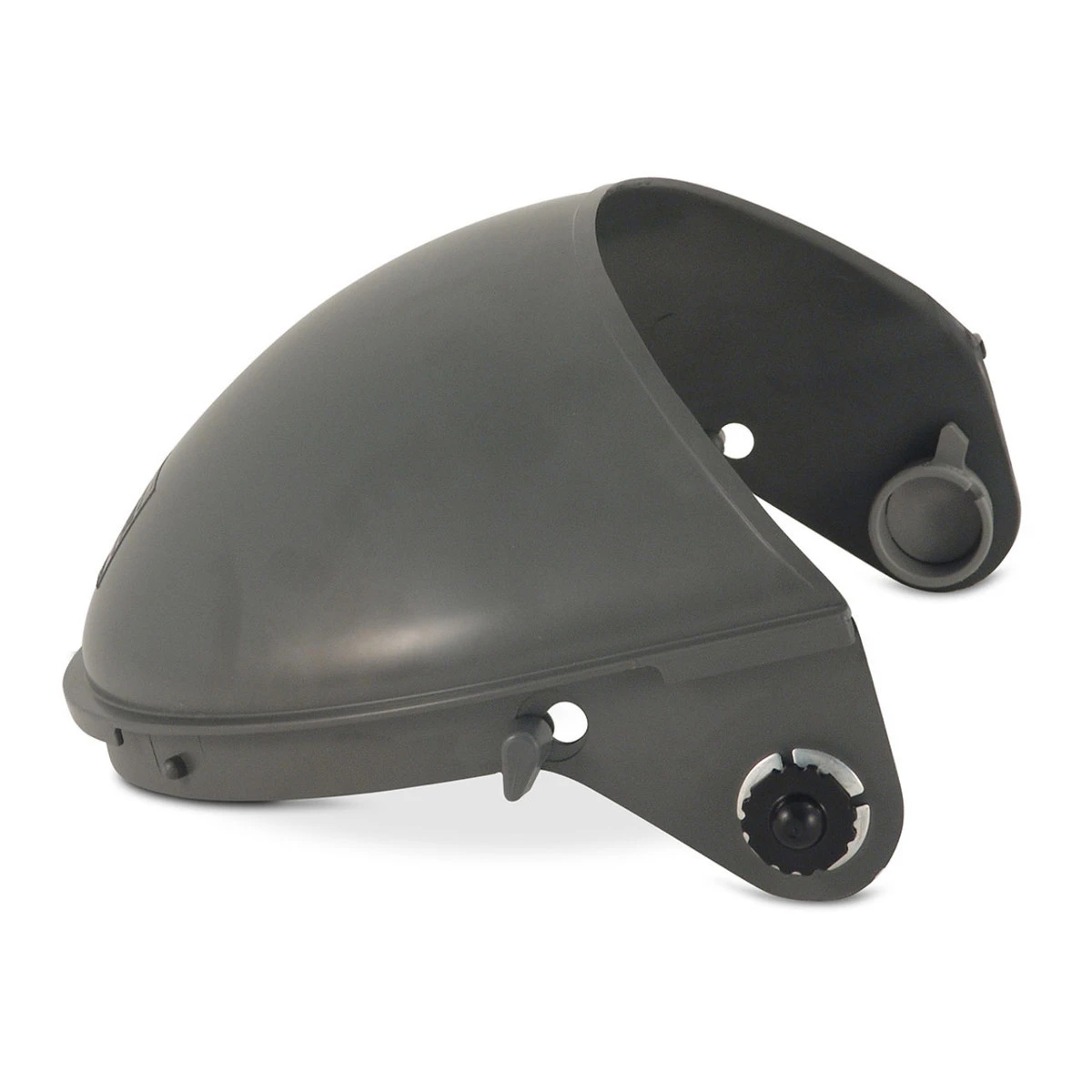 Fibre Metal Faceshield Bracket w/ Quik-Lok Mounting Caps Fibre Metal Faceshield Bracket W/ Quik-Lok Mounting Caps -Safety Work Gear Store