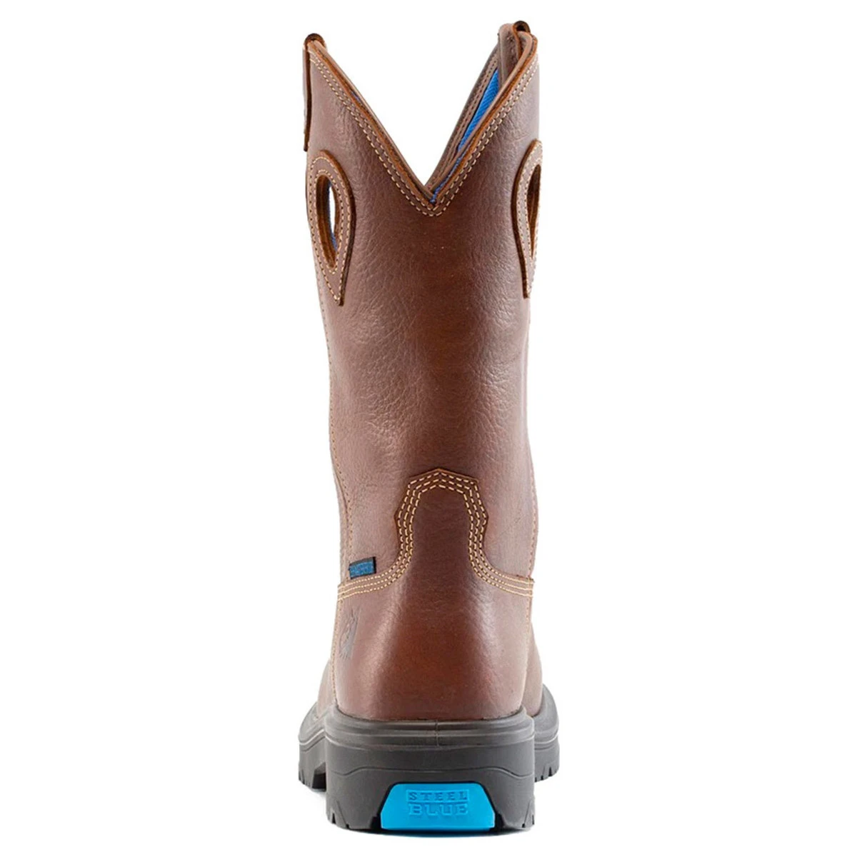 Steel Blue Men's Blue Heeler Waterproof EH Steel Toe Boots - 813945 Steel Blue Men's Blue Heeler Waterproof EH Steel Toe Boots - 813945 -Safety Work Gear Store