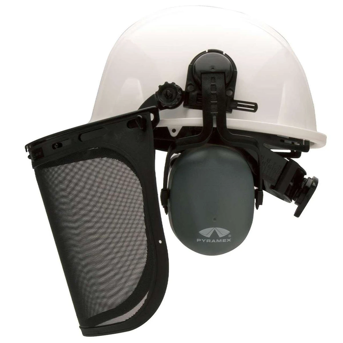 Pyramex SL Series Forestry Kit White Cap Style Hard Hat - FORKIT10SL Pyramex SL Series Forestry Kit White Cap Style Hard Hat - FORKIT10SL -Safety Work Gear Store