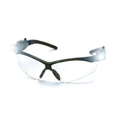Pyramex PMXTREME Reader Safety Glasses With LED Lights - Clear Anti-Fog Lens - Black Frame