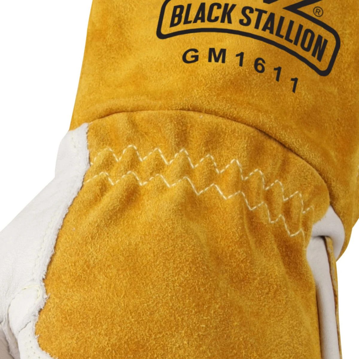 Black Stallion MIG Welding Glove w/Reinforced Palm - GM1611-WT Black Stallion MIG Welding Glove W/Reinforced Palm - GM1611-WT -Safety Work Gear Store