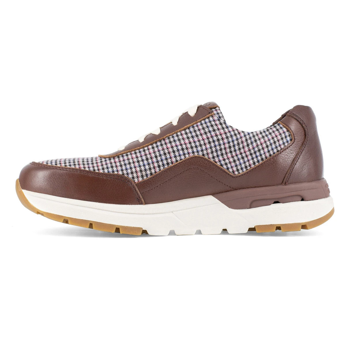 Women's Rockport Pulse Tech Work Sneaker - Brown Plaid RK773 Women's Rockport Pulse Tech Work Sneaker - Brown Plaid RK773 -Safety Work Gear Store