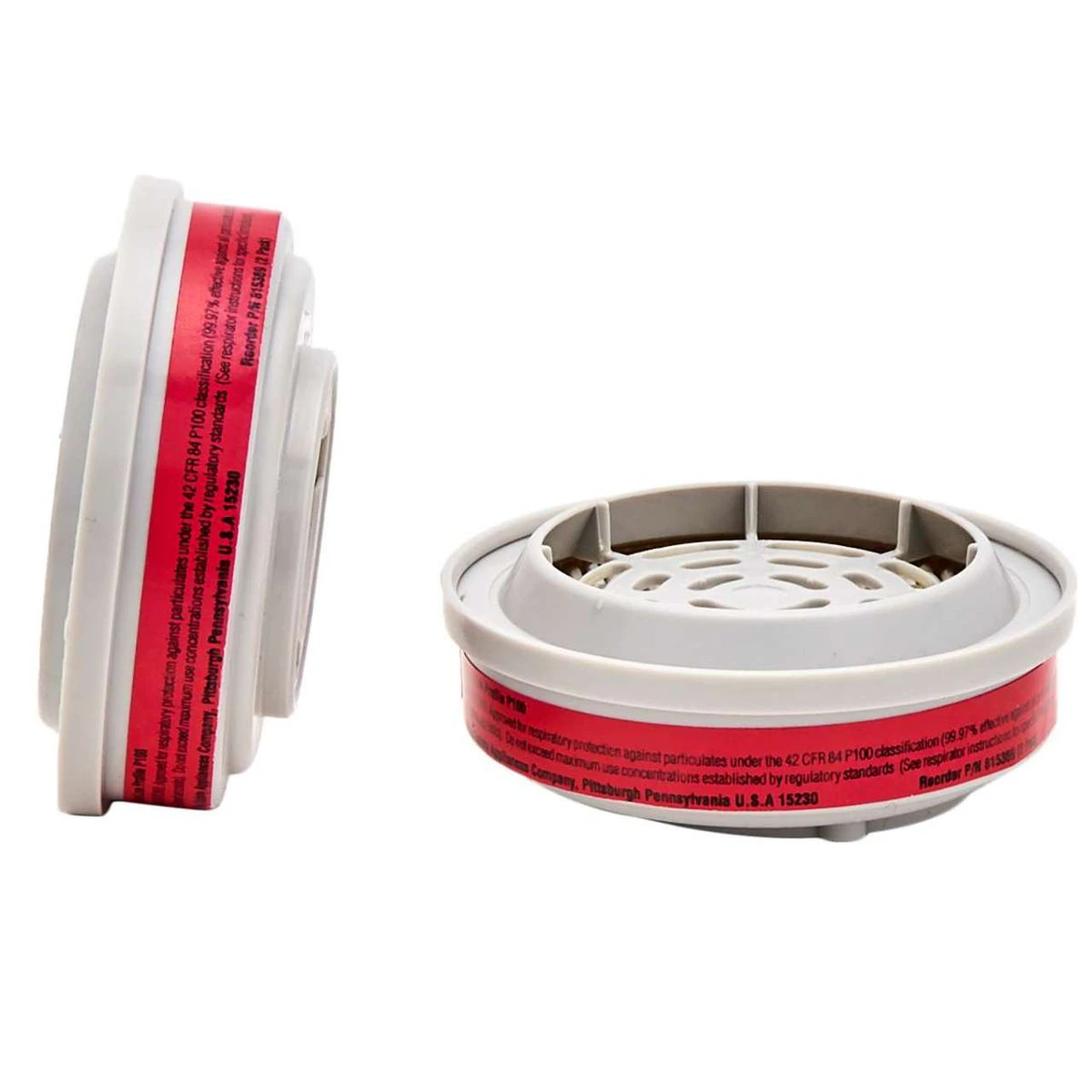 MSA Advantage Low-Profile P100 Replacement Cartridges - 2 Pack MSA Advantage Low-Profile P100 Replacement Cartridges - 2 Pack -Safety Work Gear Store