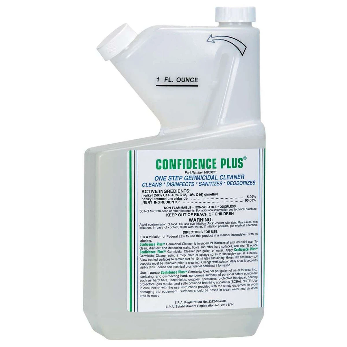 MSA Confidence Plus 2 Germicidal Cleaner 32 oz - 10009971 MSA Confidence Plus 2 Germicidal Cleaner 32 Oz - 10009971 -Safety Work Gear Store oyzjyohywkcdibenm7wi 06185.1689605880