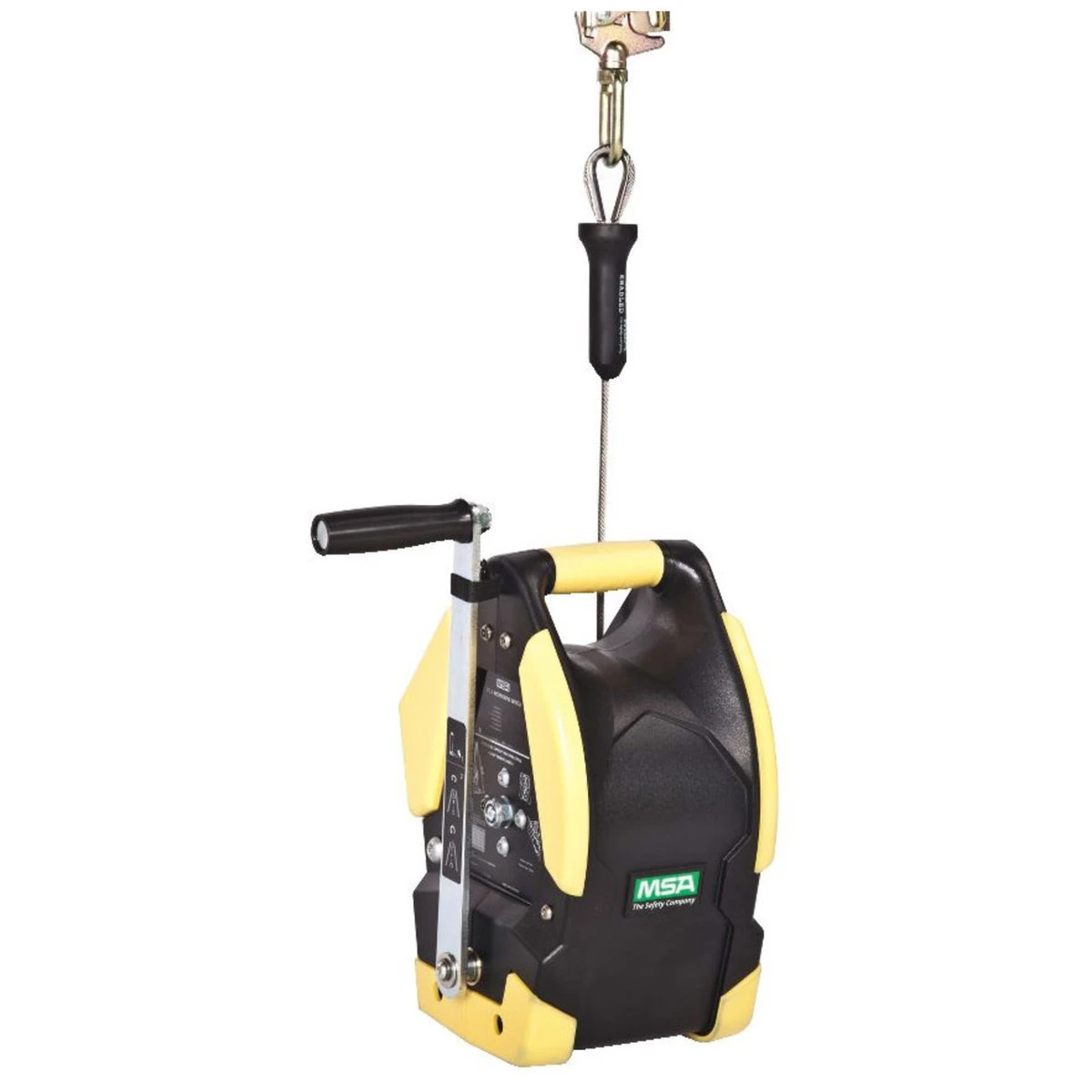 MSA Workman Winch, Stainless Steel Cable, 65' MSA Workman Winch, Stainless Steel Cable, 65' -Safety Work Gear Store