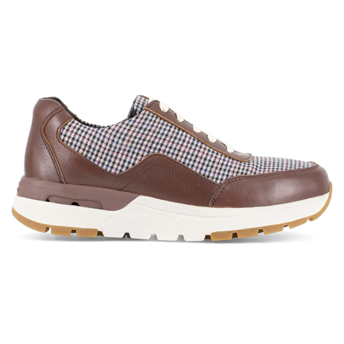 Women's Rockport Pulse Tech Work Sneaker - Brown Plaid RK773 Women's Rockport Pulse Tech Work Sneaker - Brown Plaid RK773 -Safety Work Gear Store