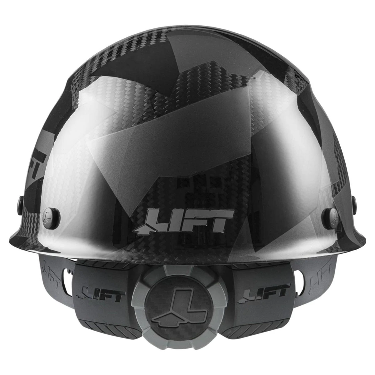 LIFT DAX Black Camo Carbon Fiber Cap Brim Hard Hat LIFT DAX Black Camo Carbon Fiber Cap Brim Hard Hat -Safety Work Gear Store