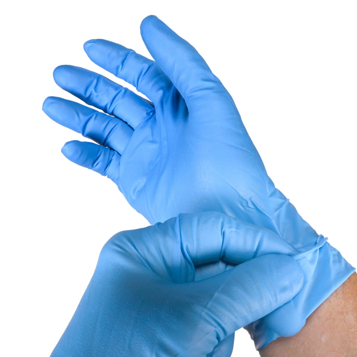 UMBO Niflex95 Blue Nitrile Disposable Gloves - 9 mil - H142 - Box of 50 (S, M, L, XL, 2XL) UMBO Niflex95 Blue Nitrile Disposable Gloves - 9 Mil - H142 - Box Of 50 (S, M, L, XL, 2XL) -Safety Work Gear Store