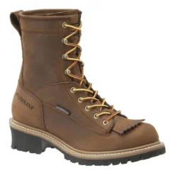 Carolina 8" Waterproof Lace-To-Toe Logger Boots