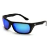 Venture Gear Ocoee Safety Glasses - Ice Blue Anti-Fog Lens - Black Frame