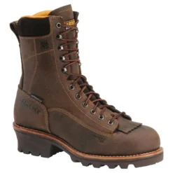 Carolina Men's 8" Waterproof Lace-To-Toe Logger Boots