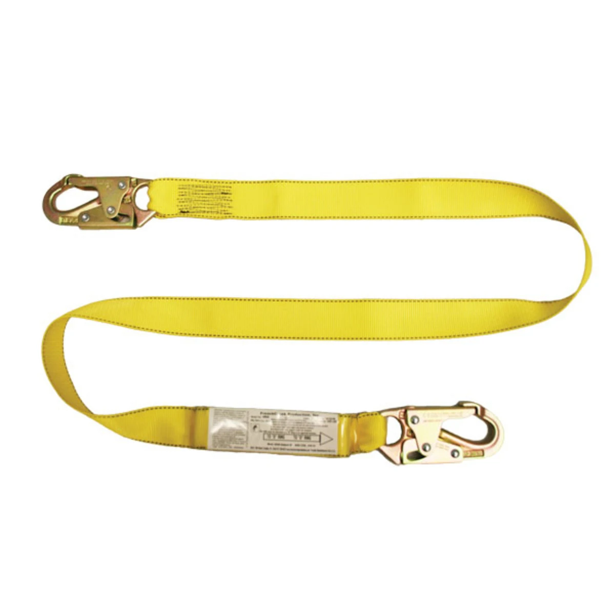 FrenchCreek 490A - 6ft. Single-Leg Web Lanyard FrenchCreek 490A - 6ft. Single-Leg Web Lanyard -Safety Work Gear Store