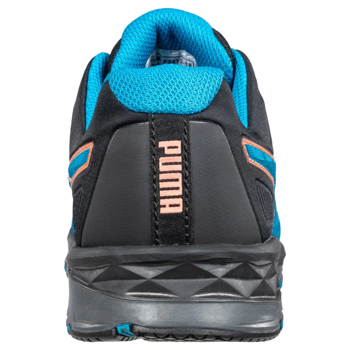 Puma Safety Women's W-Motion Protect Define Low 2.0 Black & Aqua SD Composite Toe Shoes - 643945 Puma Safety Women's W-Motion Protect Define Low 2.0 Black & Aqua SD Composite Toe Shoes - 643945 -Safety Work Gear Store