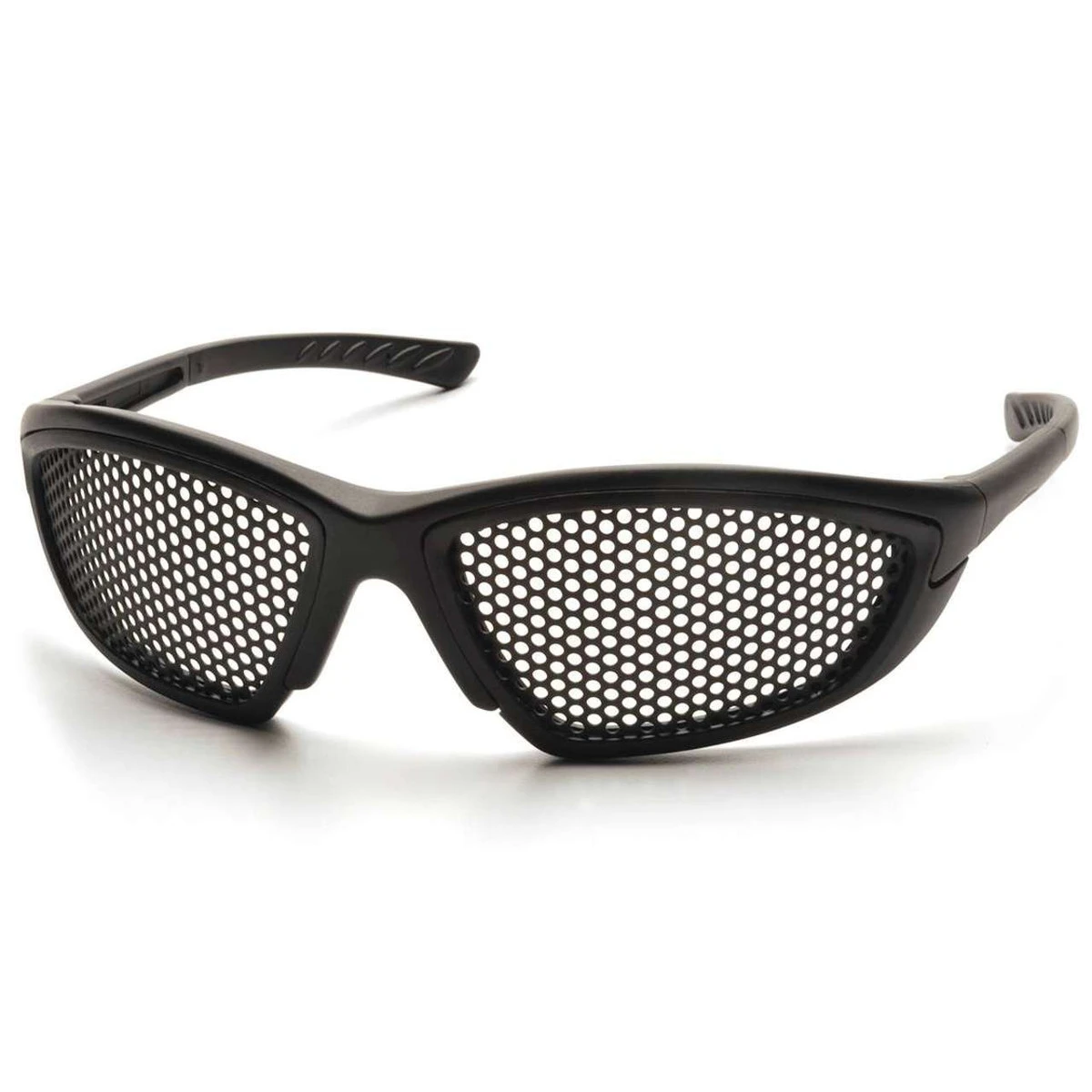 Pyramex Trifecta Safety Glasses - Punched Steel Lens - Black Frame Pyramex Trifecta Safety Glasses - Punched Steel Lens - Black Frame -Safety Work Gear Store